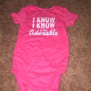 Pink 24 month onesie
